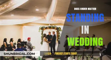 Who Stands Where? Wedding Party Order Demystified
