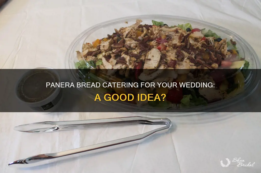 does panera bread cater weddings