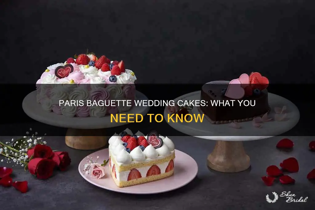 does paris baguette make wedding cakes