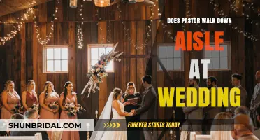 Who Walks Down the Aisle: The Pastor's Role