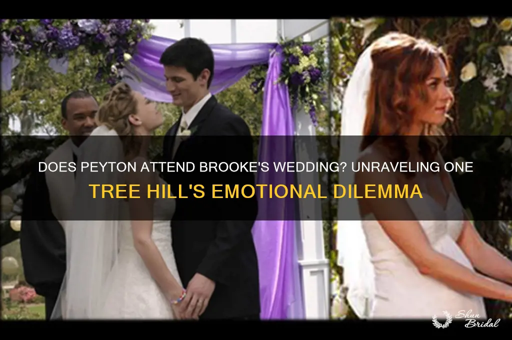 does peyton go to brooke