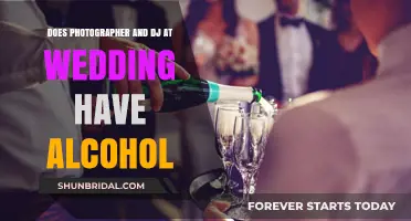 Alcohol at Weddings: Photographers and DJs
