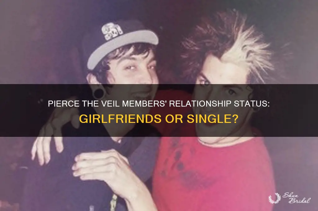 does pierce the veil have girlfriends