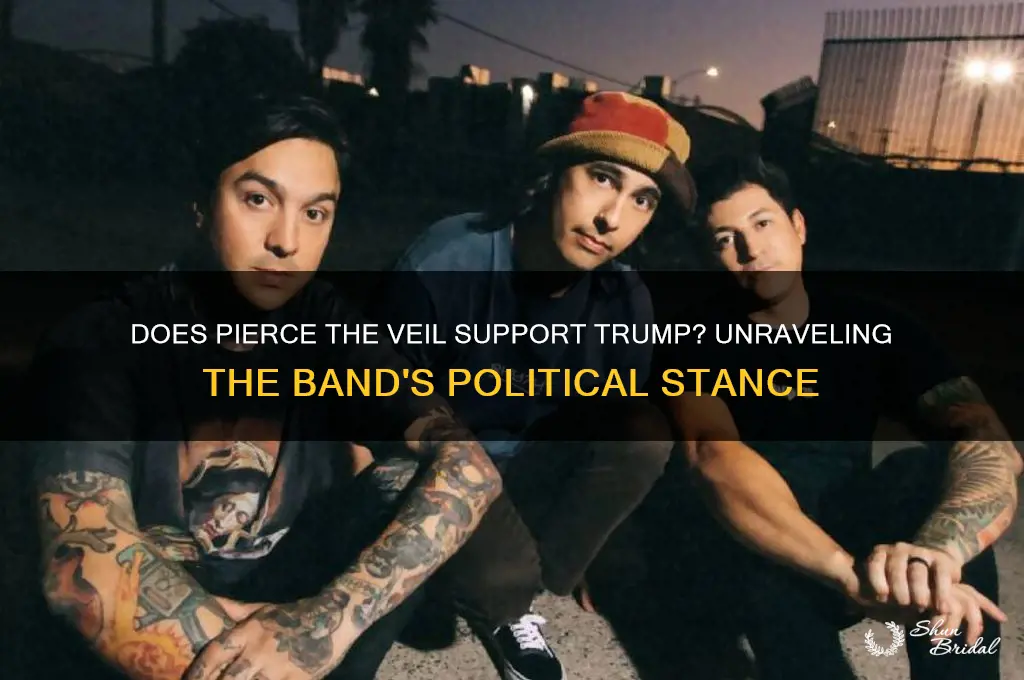 does pierce the veil support trump