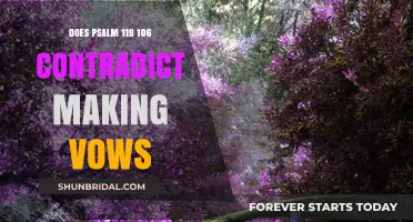 Psalm 119:106 and Vows: Reconciling Scripture with Commitment