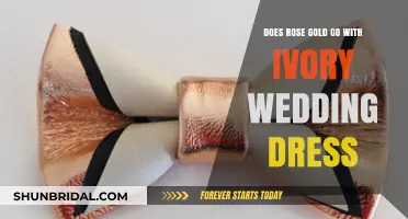 Ivory Wedding Dresses: Rose Gold Accessories, Yes or No?