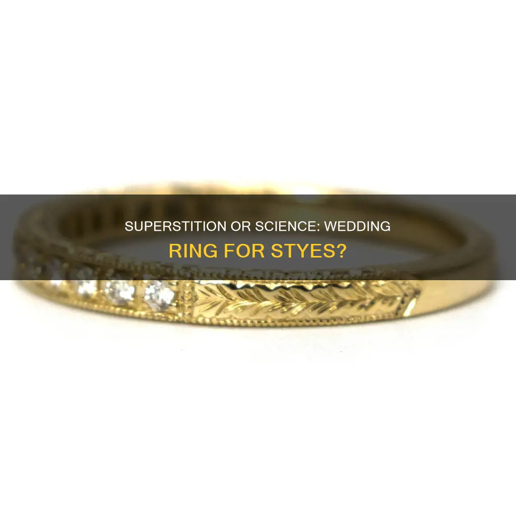 does rubbing a wedding ring on a stye work
