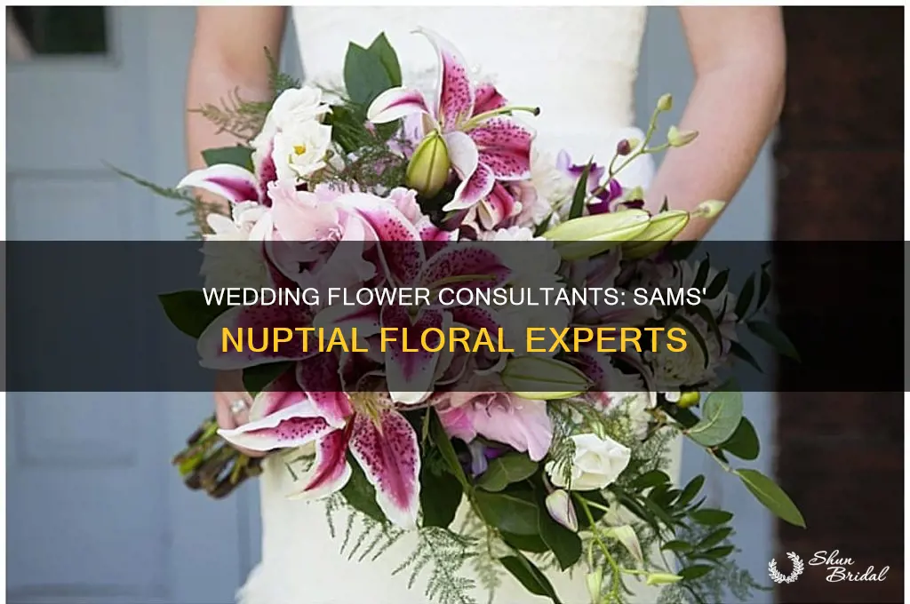 does sams have wedding flower consultants