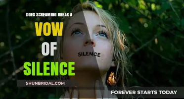 Screaming and Silence: Does Breaking the Vow Count as Speech?