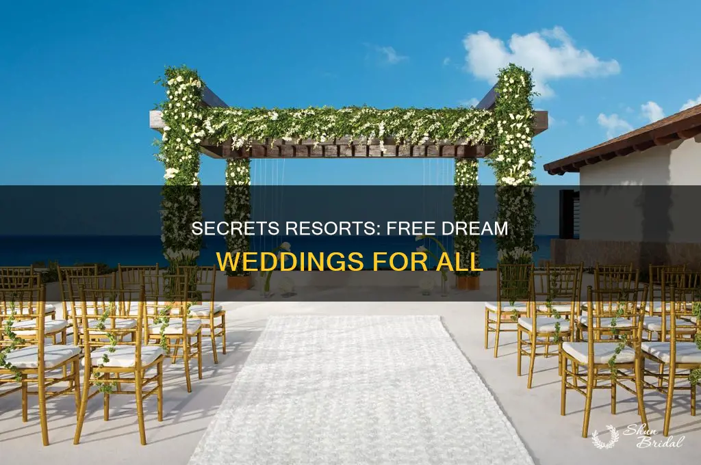 does secrets offer free weddings