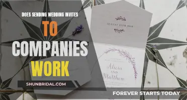 Wedding Invite Strategies: Do Companies Count?