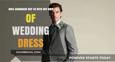 Sharkskin Suit: Perfect Match for Any Wedding Dress?
