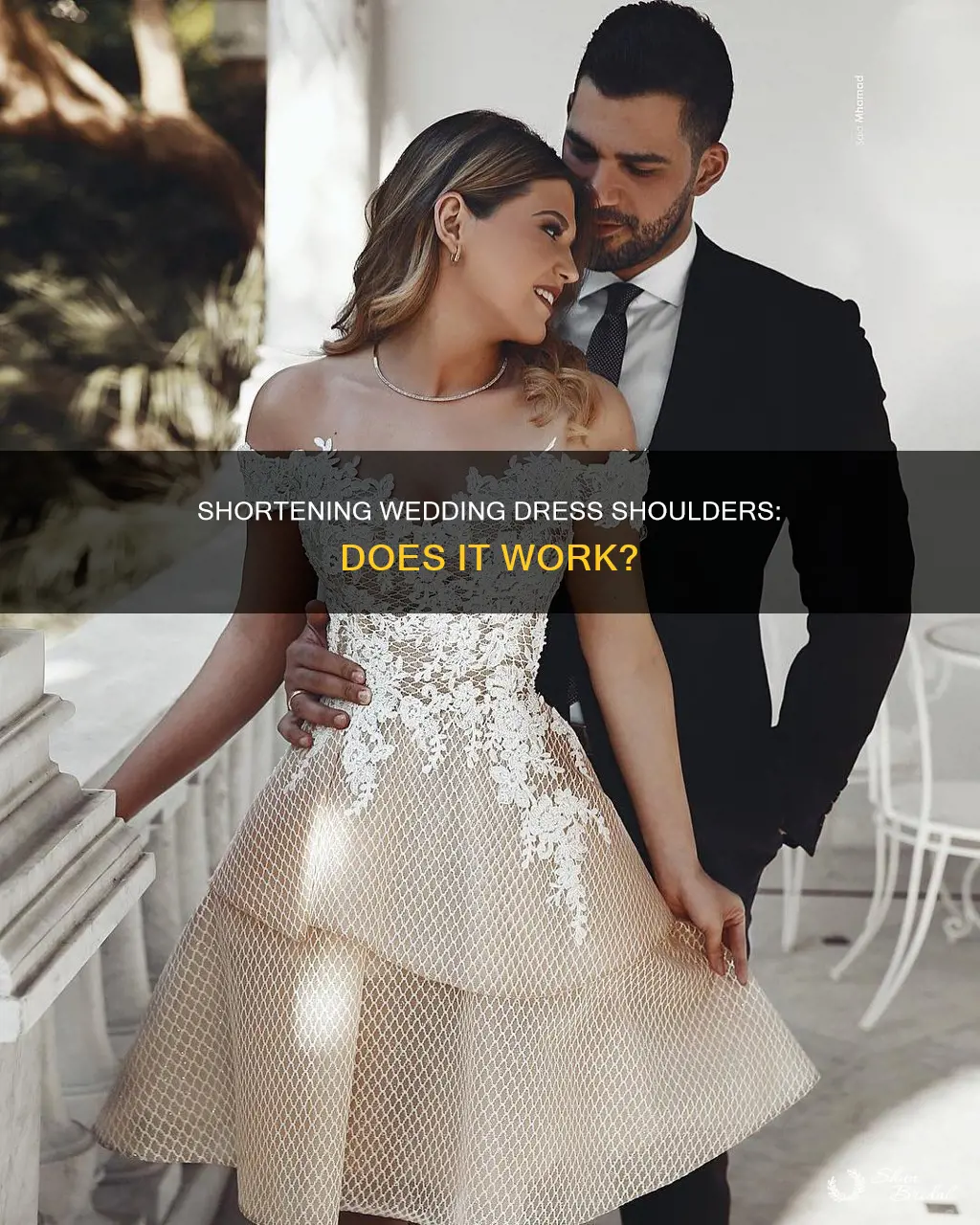 does shortening shoulders on wedding dress
