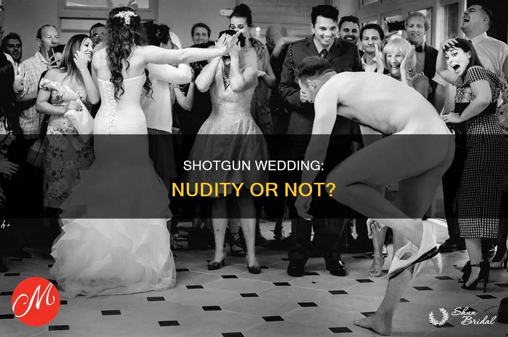 does shotgun wedding have nudity
