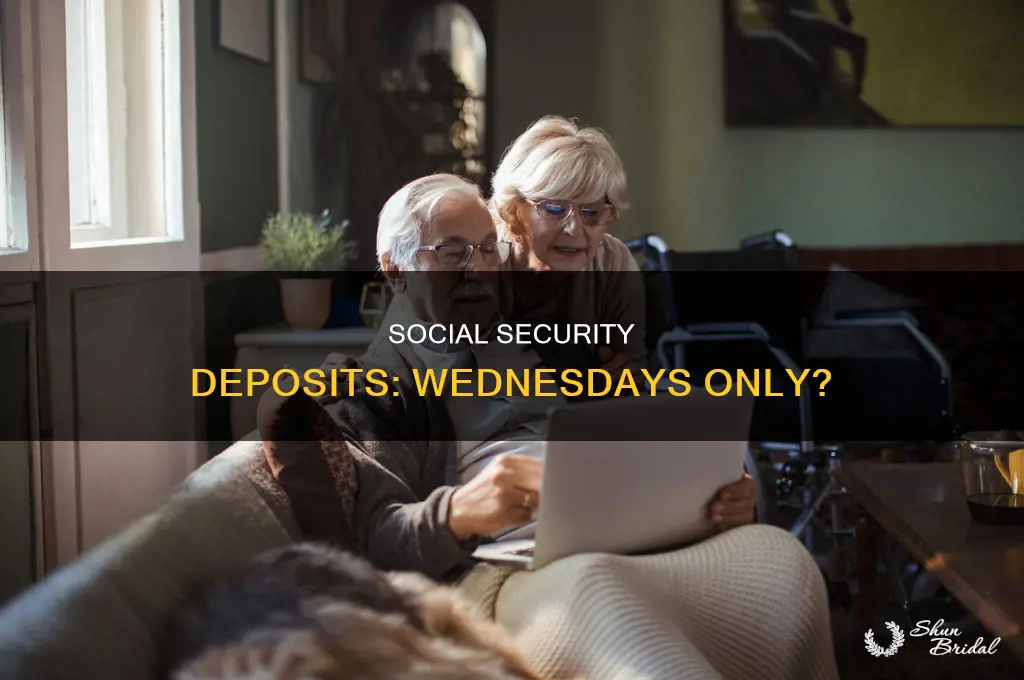 does social security only deposit on wed