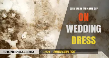 Will Spray Tan Stain Your Wedding Dress?