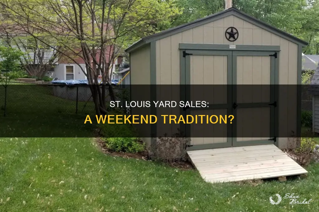 does st louisians still have wed yard sales