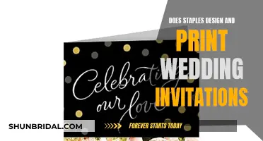 Staples' Wedding Invitation Design and Print Services