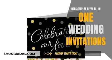 Staples' All-in-One Wedding Invitations: A Comprehensive Guide