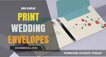 Staples: Your Wedding Envelope Printing Companion