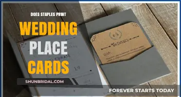 Staples Wedding Place Card Printing: Options, Costs, and Tips