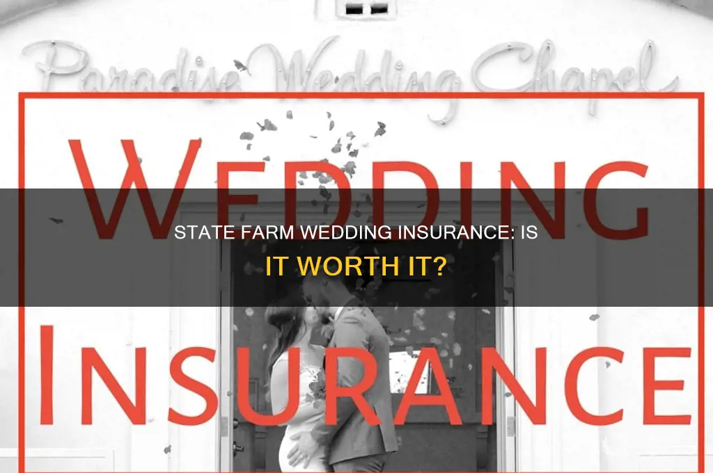 does state farm do wedding insurance