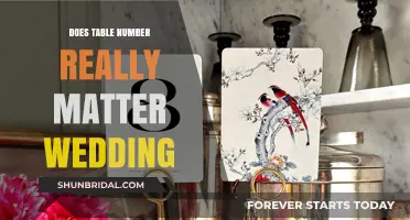 Table Numbering: Does It Really Matter at Weddings?