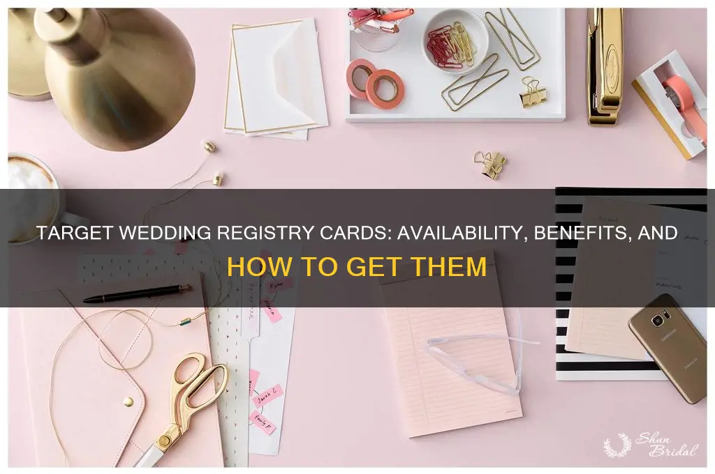 does target give wedding registry cards