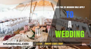No-Show Rule: How Does It Affect Your Wedding Plans?