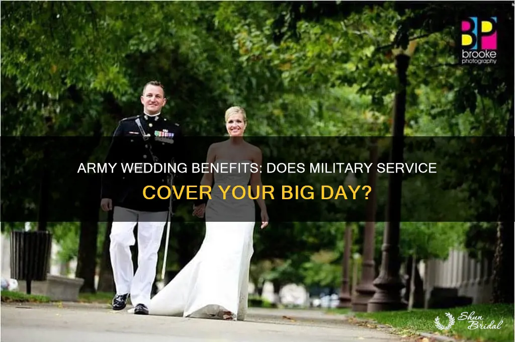 does the army pay for weddings