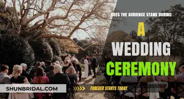 Wedding Etiquette: Should Guests Stand During the Ceremony?
