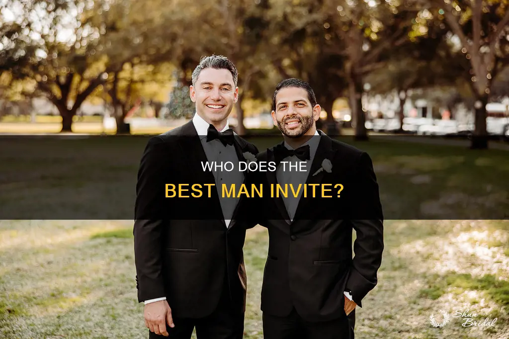 does the best man invite a guesrlt