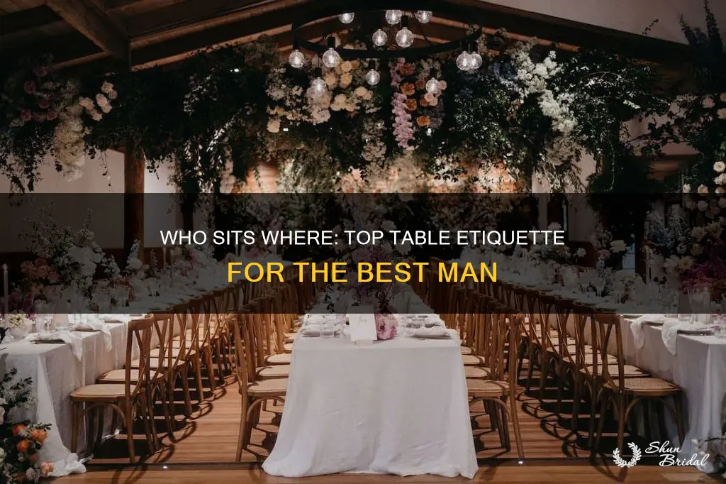 does the best man wife sit at the top table