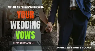 Biblical Grounds for Breaking Wedding Vows