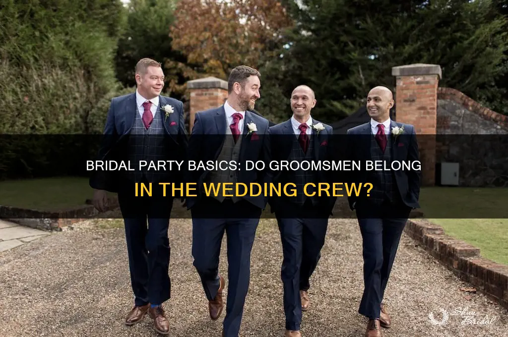 does the bridal party include groomsmen