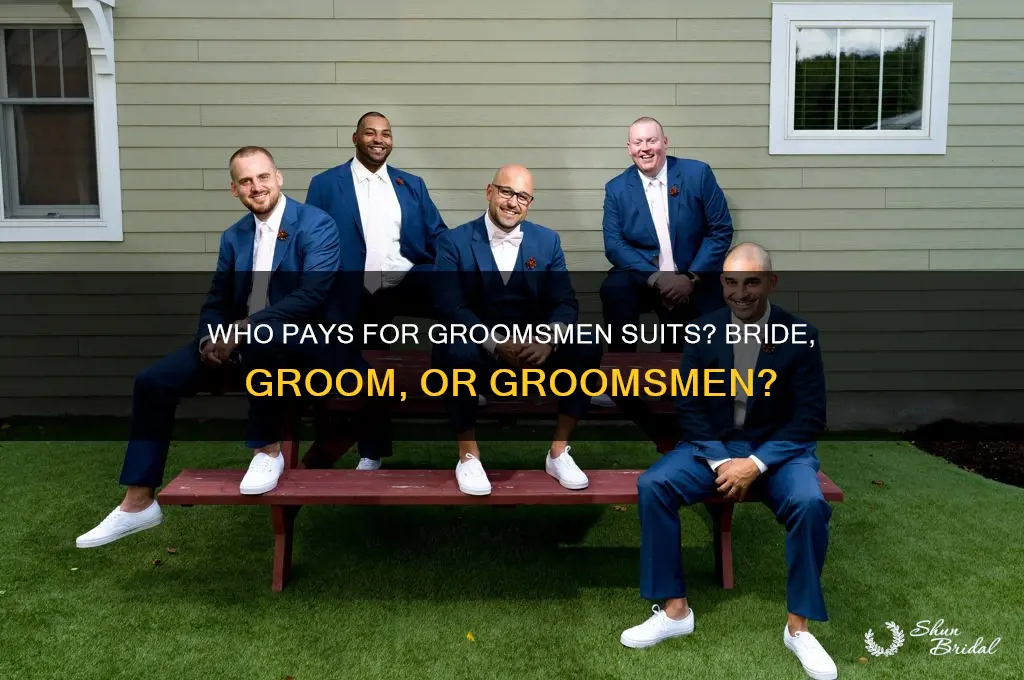 does the bride and groom pay for groomsmen suits