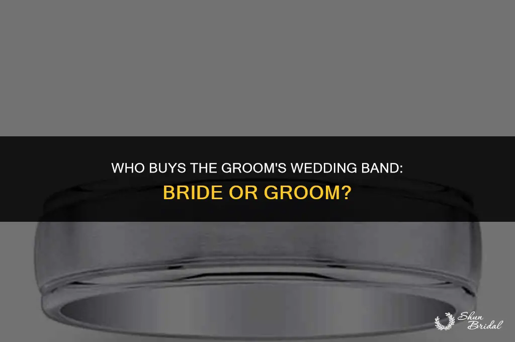 does the bride buy the groom