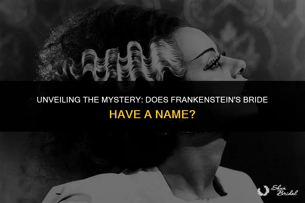does the bride of frankenstein have a name