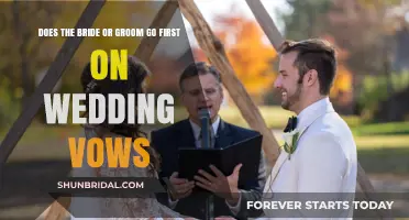 Who Speaks First: Bride or Groom in Wedding Vows?