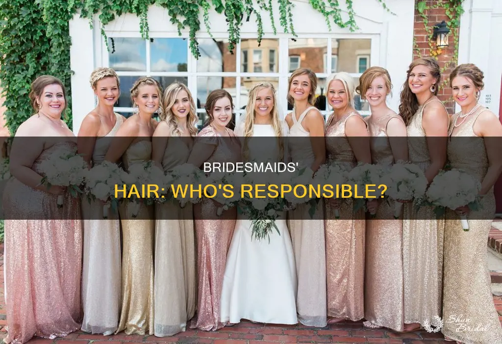 does the bride organize hair for bridesmaids