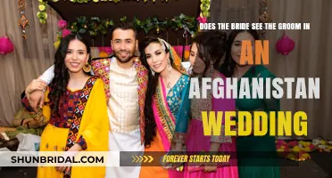 Afghan Weddings: Groom's First Look at the Bride