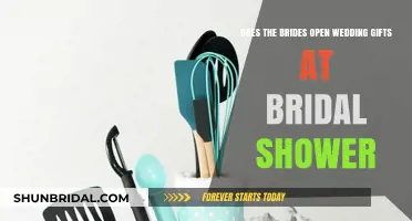 Should Brides Open Wedding Gifts at Their Bridal Shower?