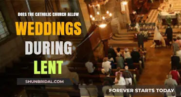 Lent and Love: Can Catholics Marry in Lent?