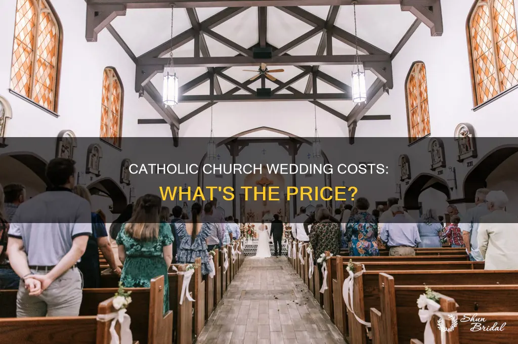 does the catholic church charge for weddings