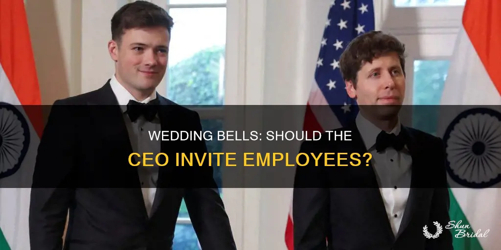 does the ceo have to invite employees to their wedding