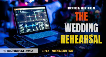 The DJ's Role: Rehearsal Attendance or Wedding Day Debut?