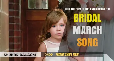 Flower Girl Entrance: Does She Walk to the Bridal March?