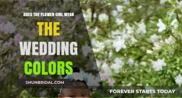 Should the Flower Girl's Outfit Match the Wedding Color Palette?