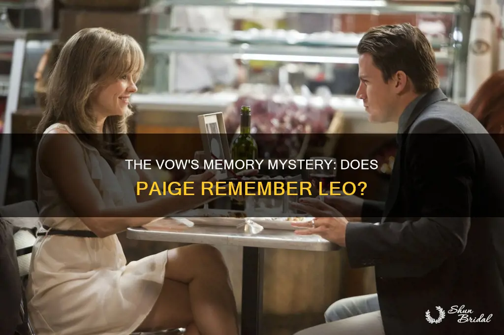 does the girl in the vow remember