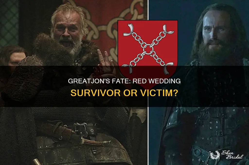 does the greatjon die at the red wedding